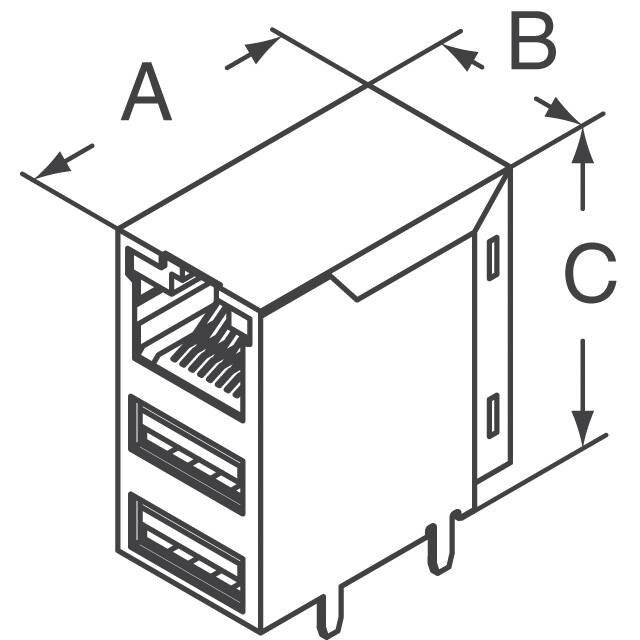 7497010211A W眉rth Elektronik  Modulare Steckverbinderbuchsen mit Magnetik